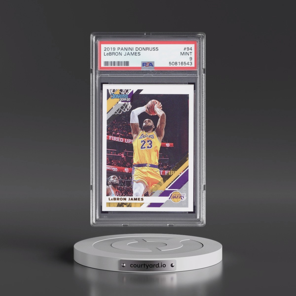 2019 Panini Donruss LeBron James #94 PSA 9