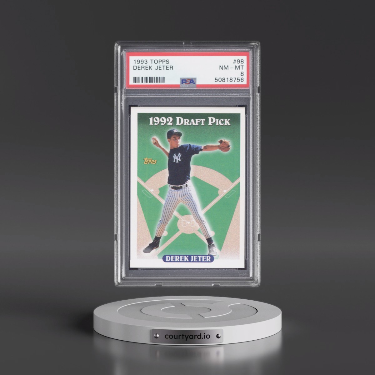 1993 Topps #98 Derek Jeter (PSA 8 NM-MT)