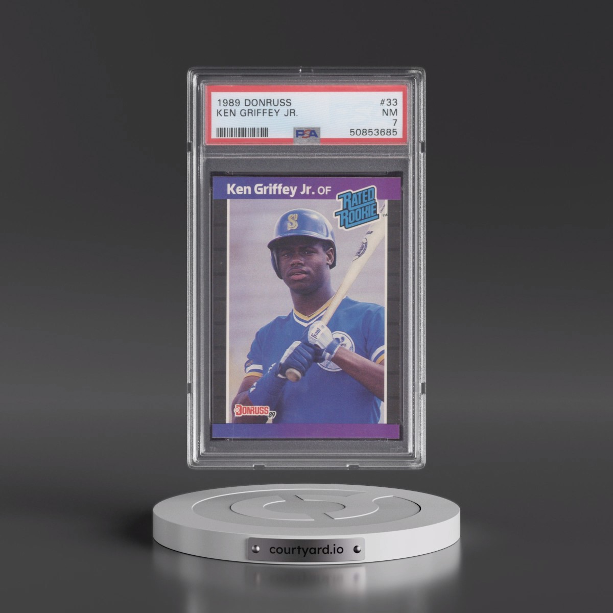 1989 Donruss Ken Griffey Jr #33 PSA 7