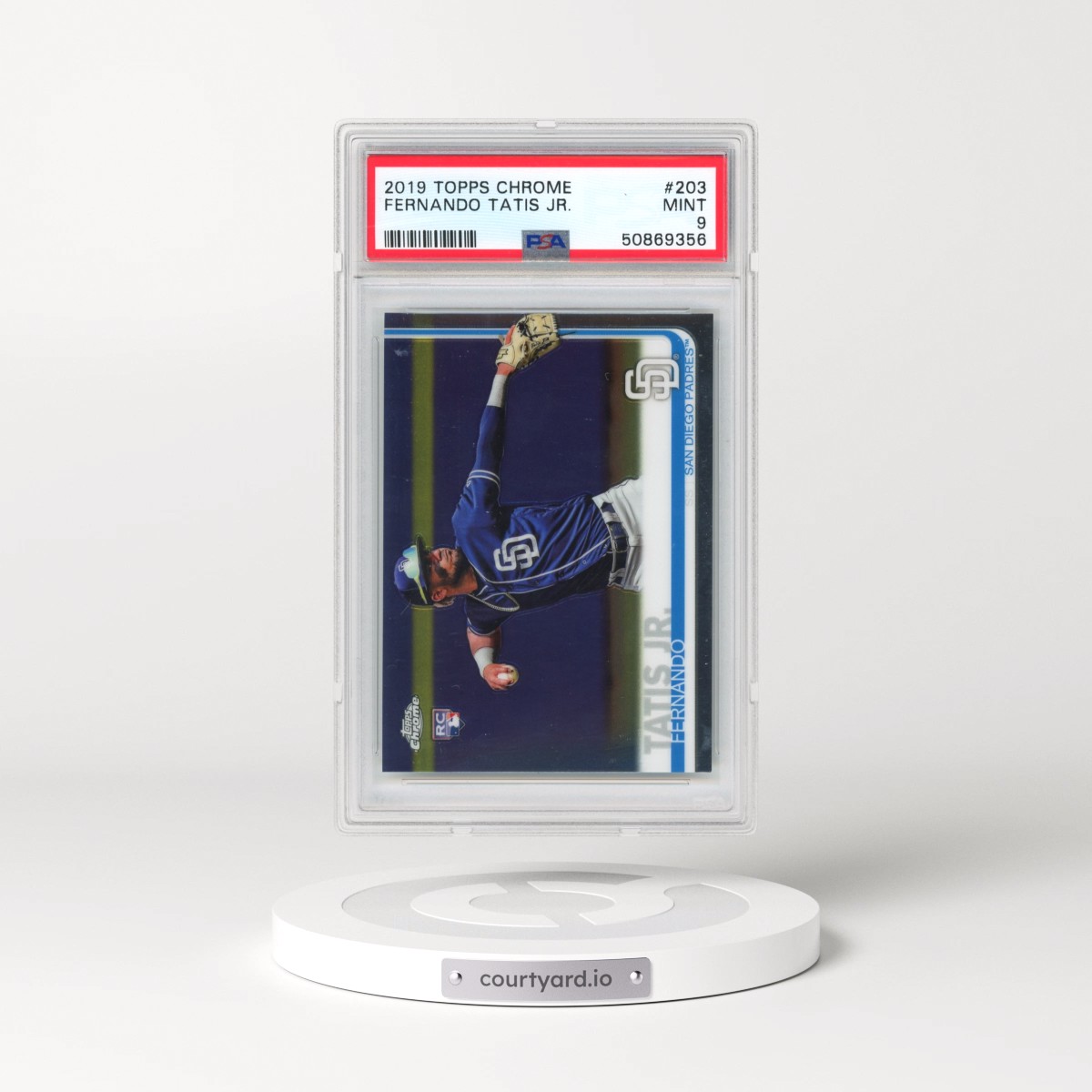 2019 Topps Chrome #203 Fernando Tatis Jr. (PSA 9 MINT)