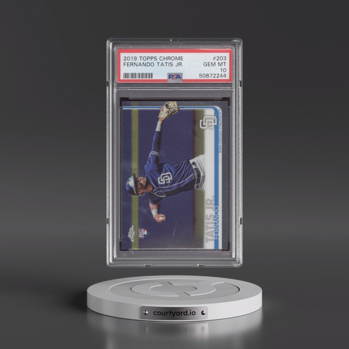 2019 Topps Chrome #203 Fernando Tatis Jr. (PSA 10 GEM MINT)