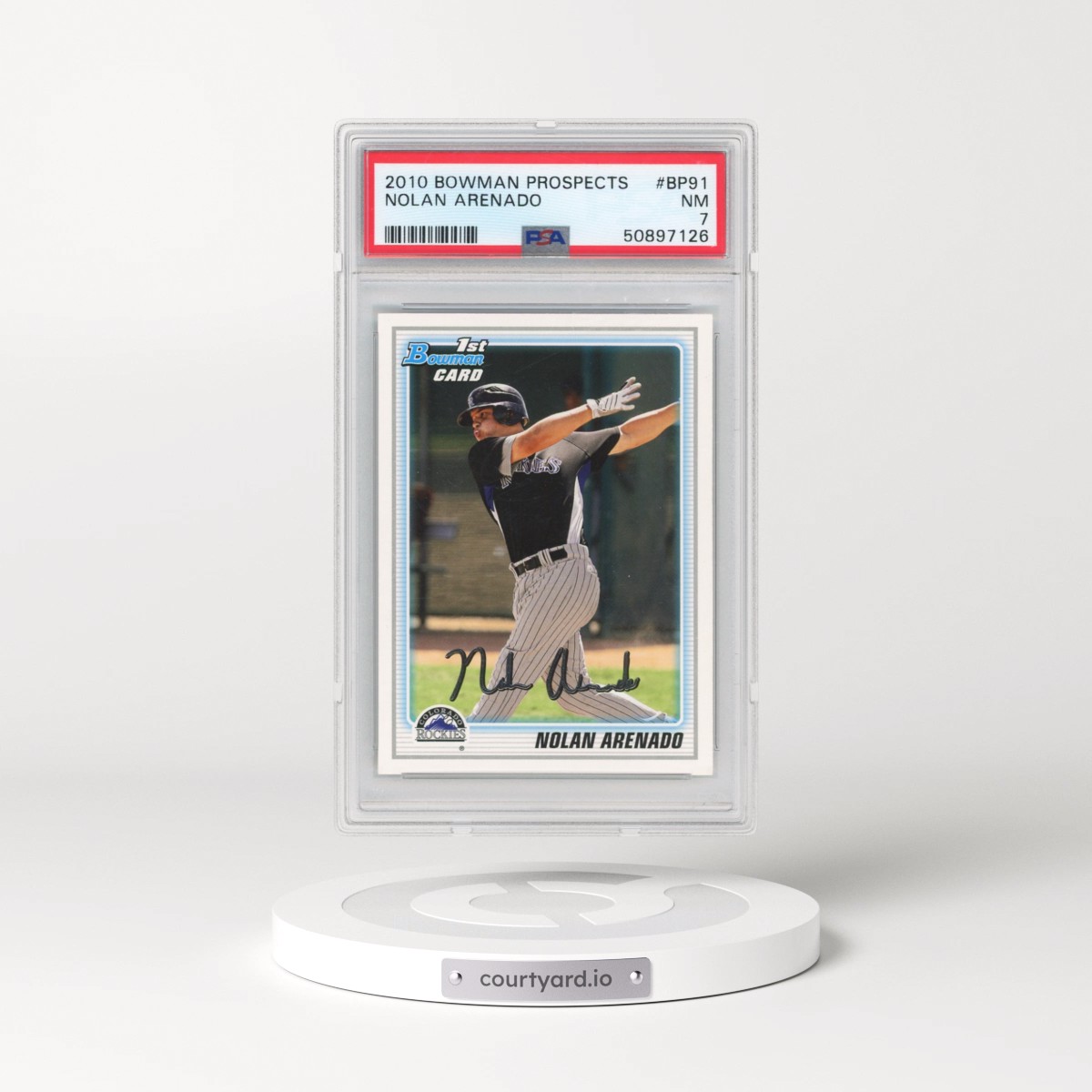 2010 Bowman Prospects #BP91 Nolan Arenado (PSA 7 NM)