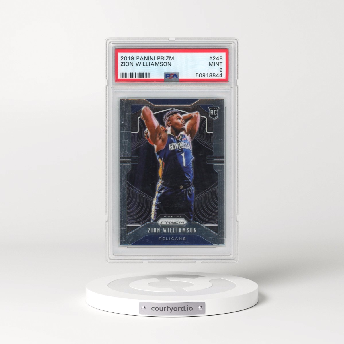 2019 Panini Prizm #248 Zion Williamson (PSA 9 MINT)