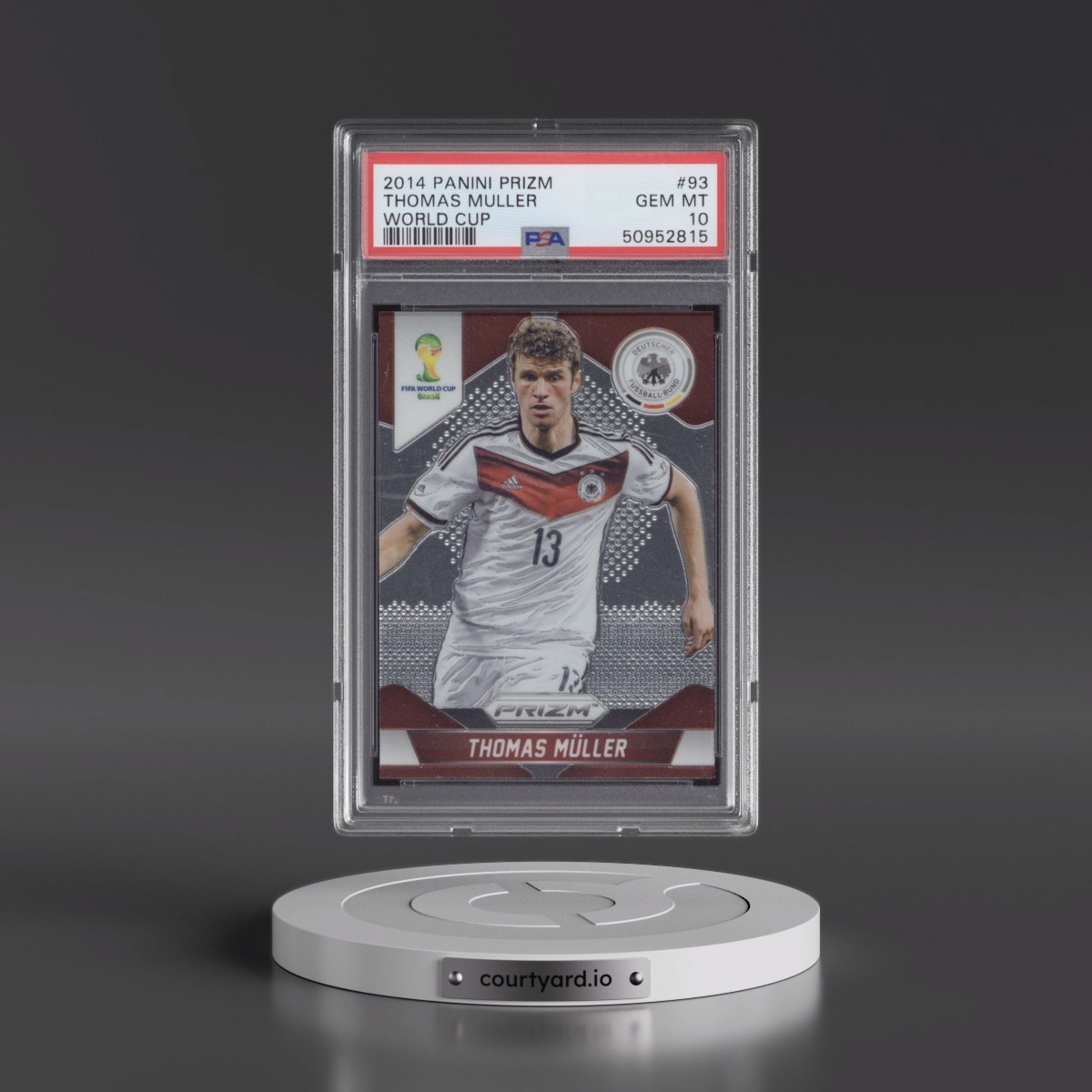 2014 Panini Prizm World Cup #93 Thomas Muller (PSA 10 GEM MINT)