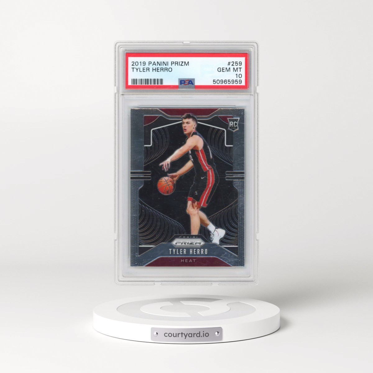 2019 Panini Prizm #259 Tyler Herro (PSA 10 GEM MINT)