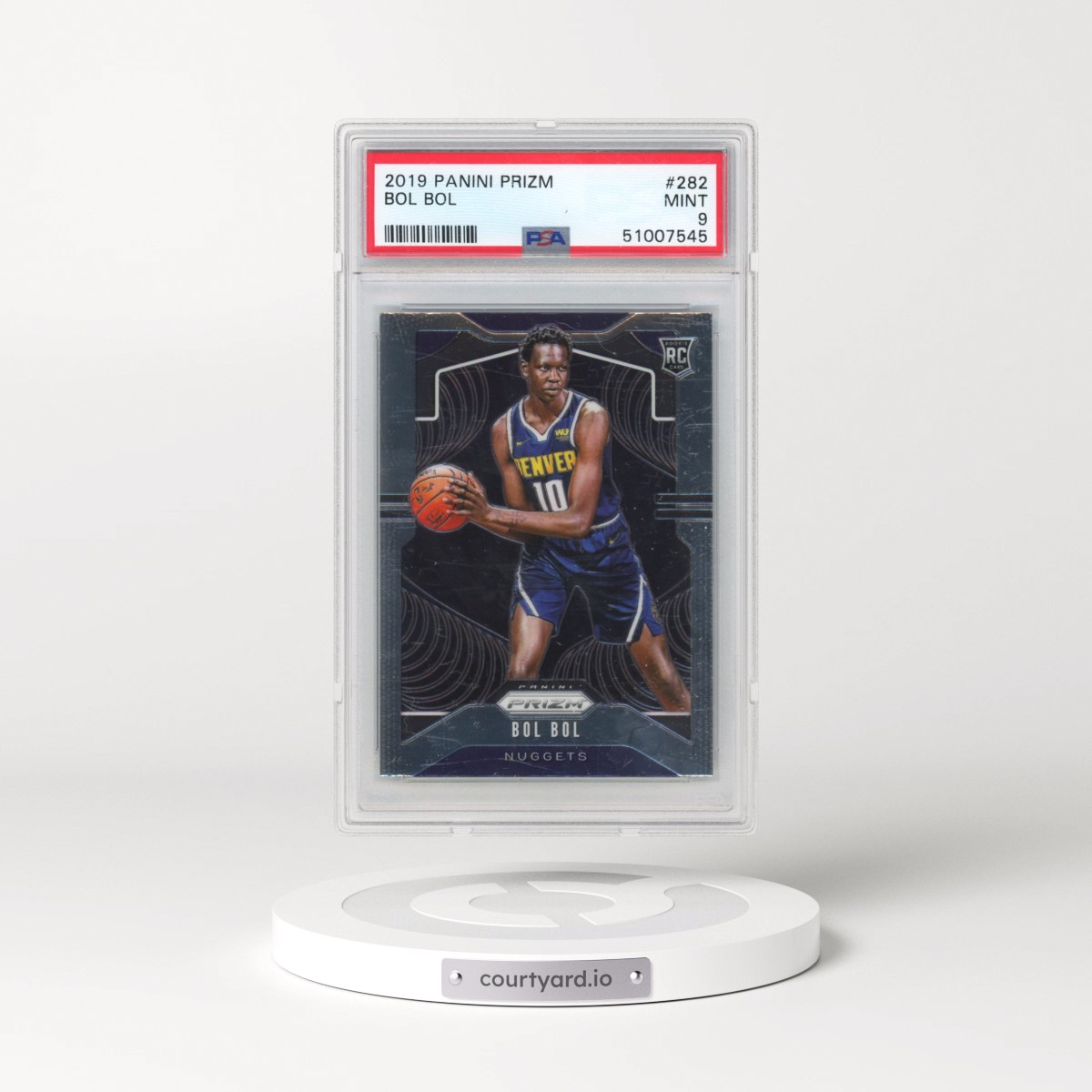 2019 Panini Prizm #282 Bol Bol (PSA 9 MINT)