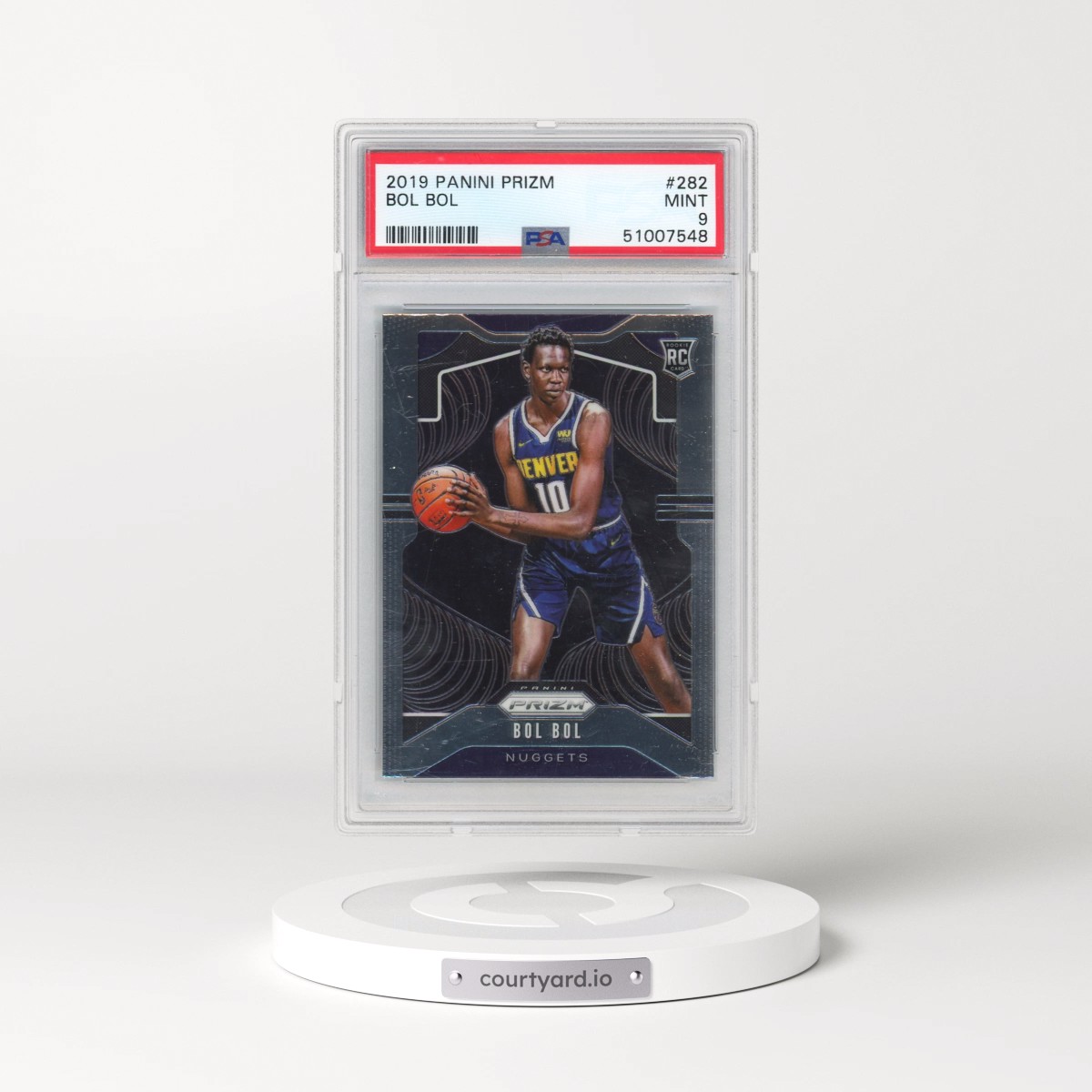 2019 Panini Prizm #282 Bol Bol (PSA 9 MINT)