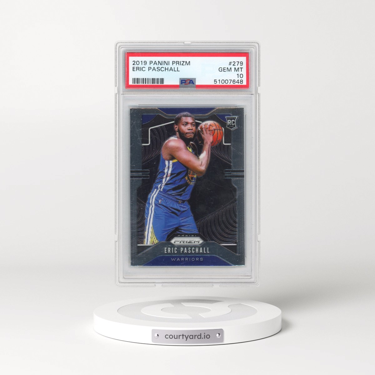 2019 Panini Prizm #279 Eric Paschall (PSA 10 GEM MINT)