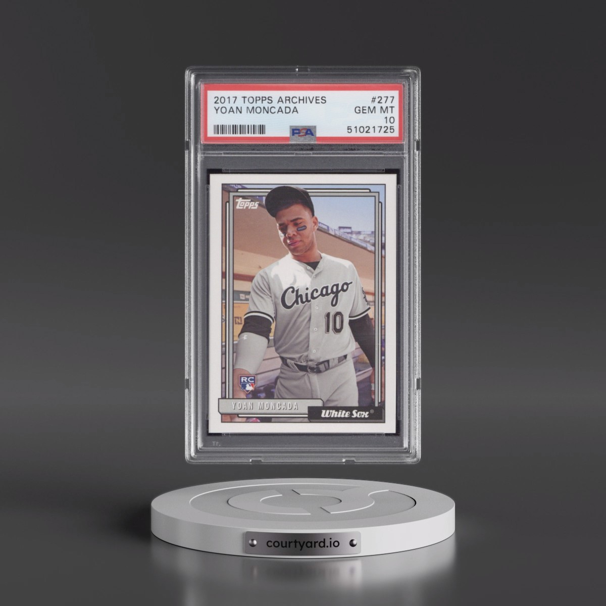 2017 Topps Archives Yoan Moncada #277 PSA 10