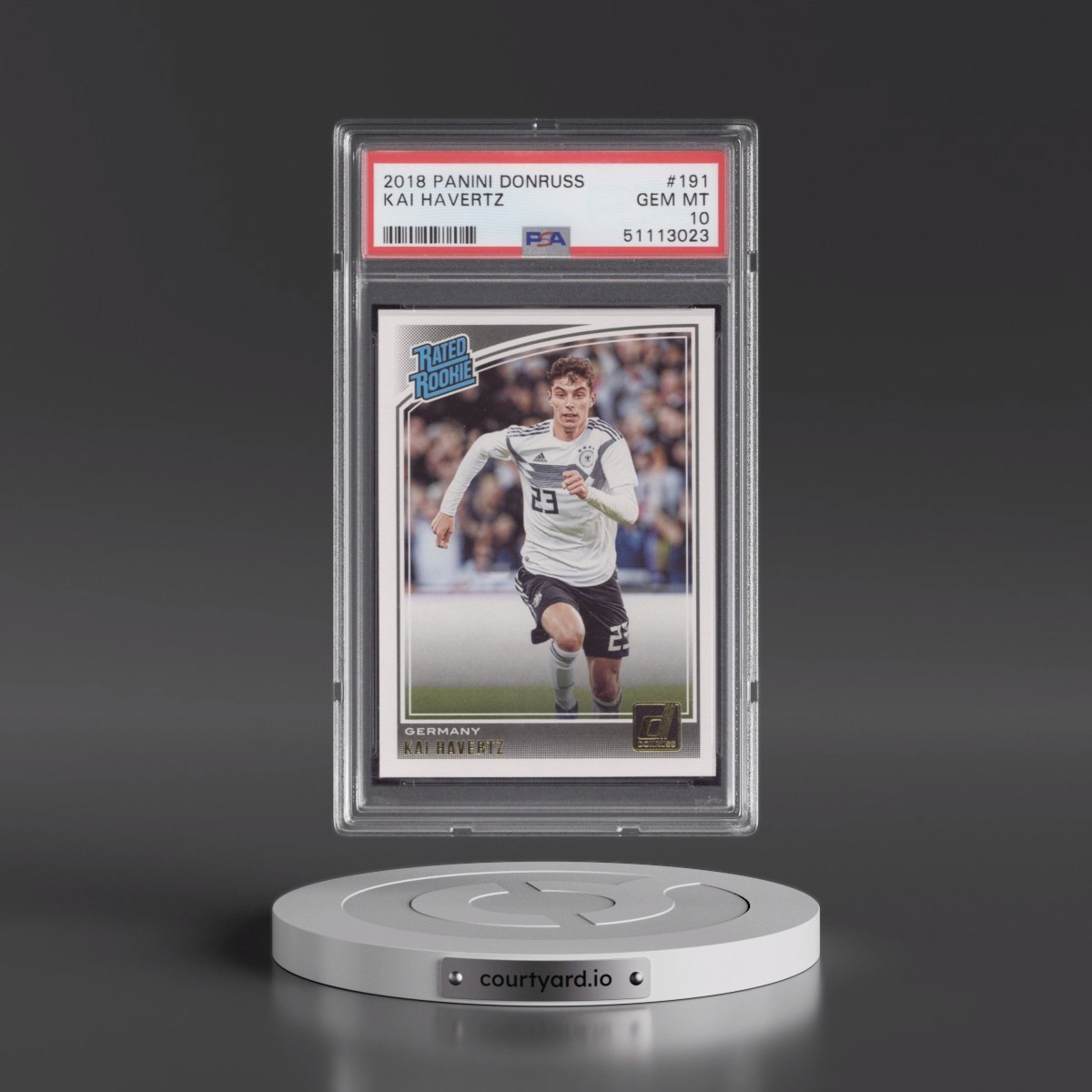 2018 Panini Donruss #191 Kai Havertz (PSA 10 GEM MINT)