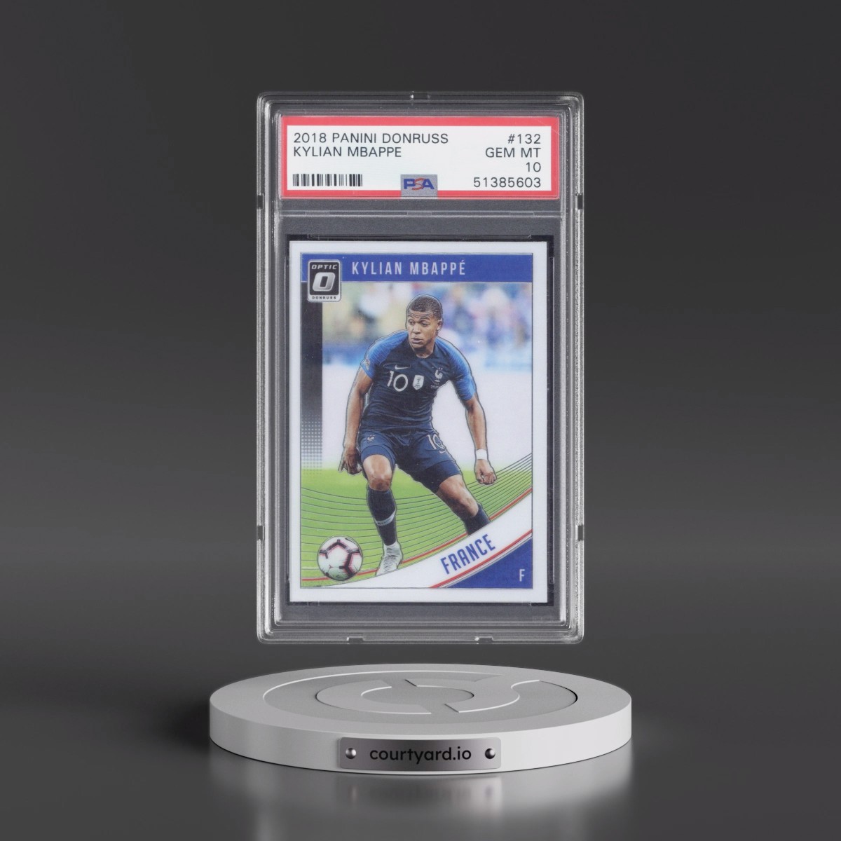 2018 Panini Donruss Kylian Mbappe #132 PSA 10