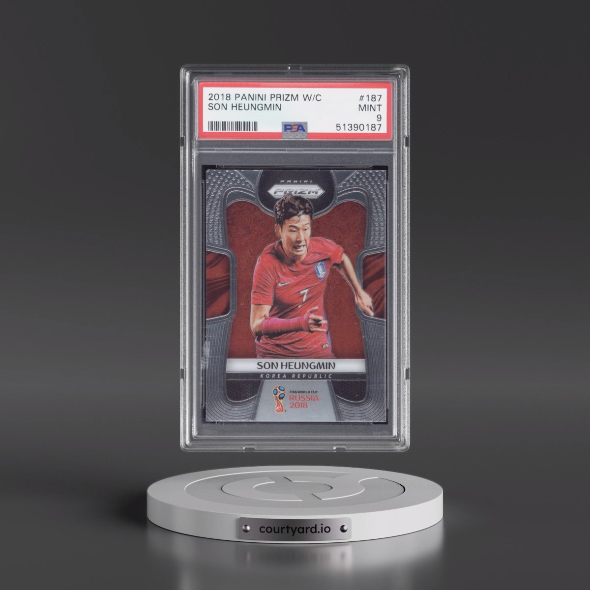 2018 Panini Prizm World Cup #187 Son Heungmin (PSA 9 MINT)