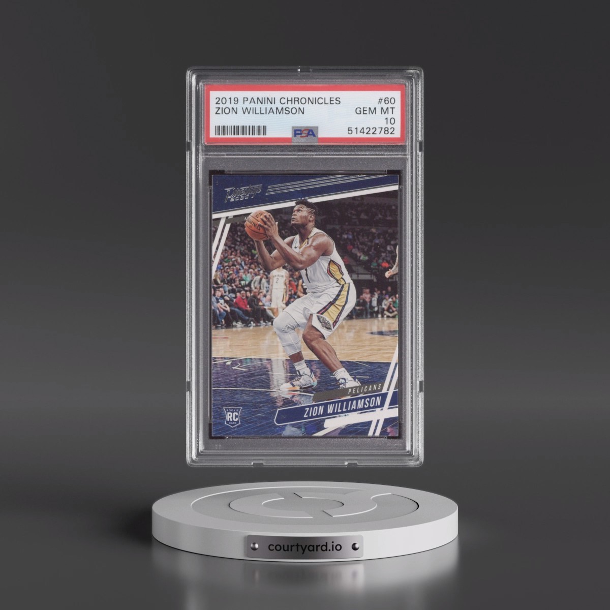 2019 Panini Chronicles #60 Zion Williamson (PSA 10 GEM MINT)
