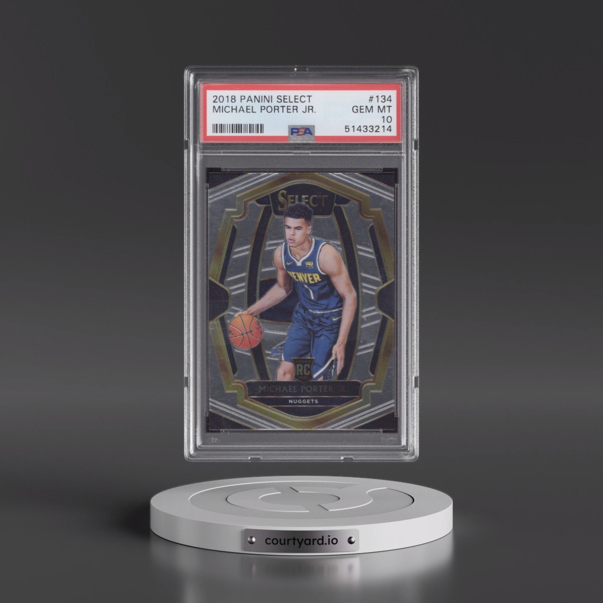 2018 Panini Select Michael Porter Jr. #134 PSA 10