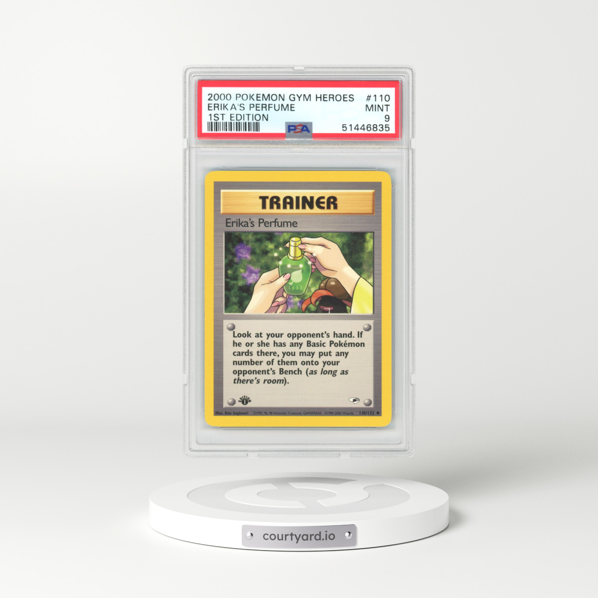 2000 Gym Heroes #110 Erika's Perfume (PSA 9 MINT)