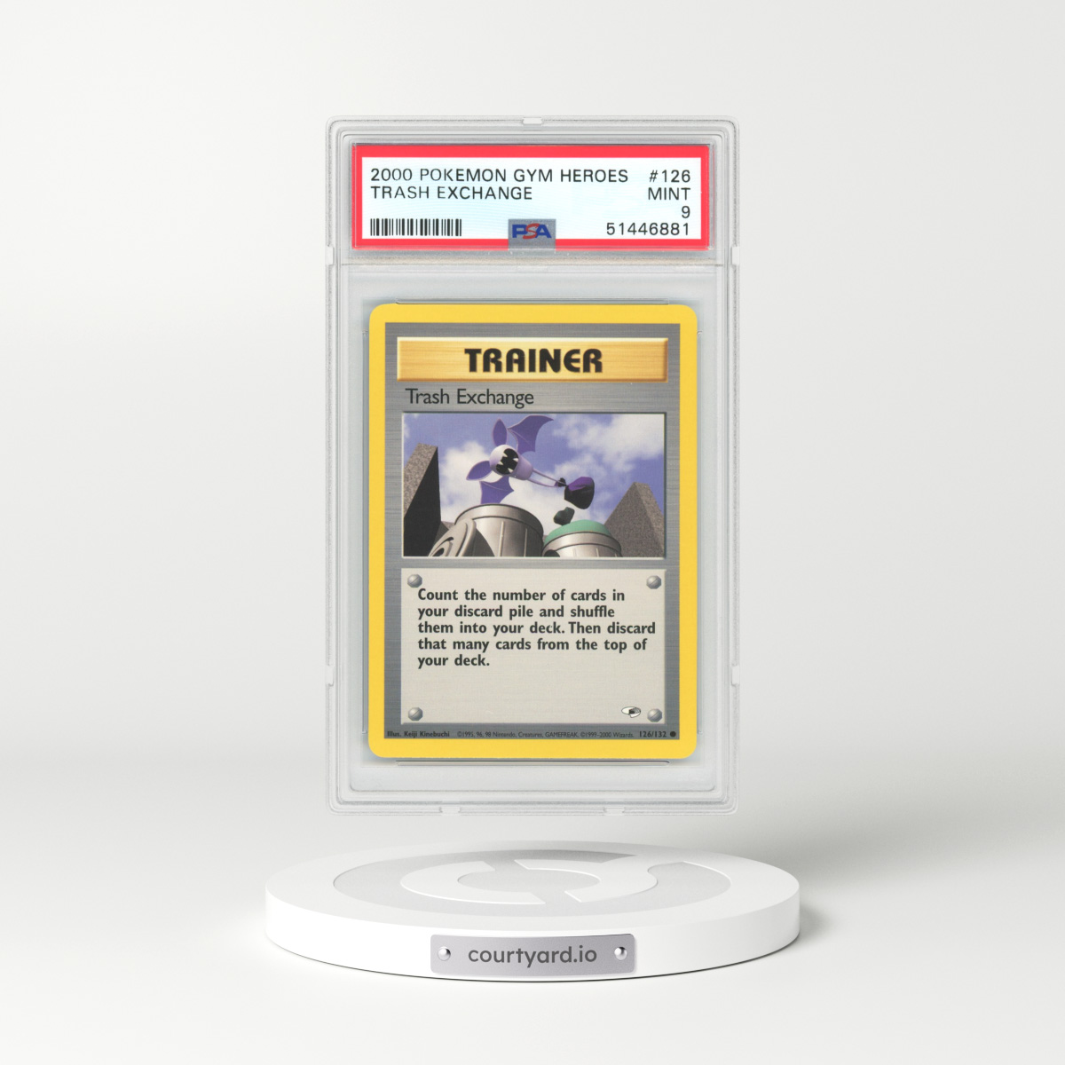 2000 Gym Heroes #126 Trash Exchange (PSA 9 MINT)