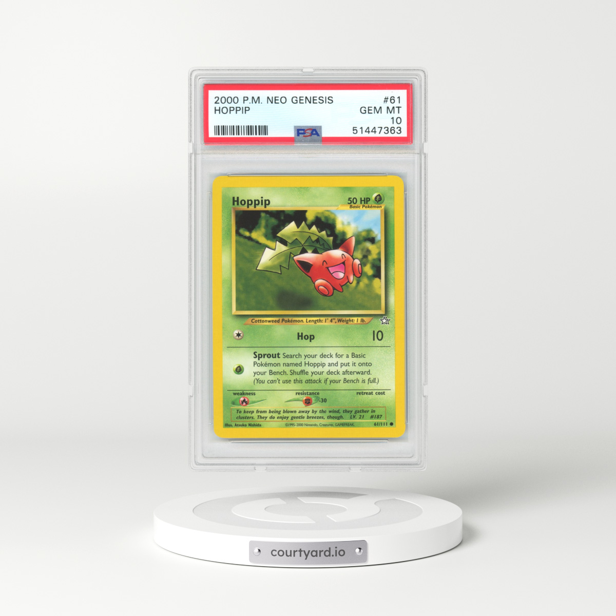 2000 Neo Genesis #61 Hoppip (PSA 10 GEM MINT)