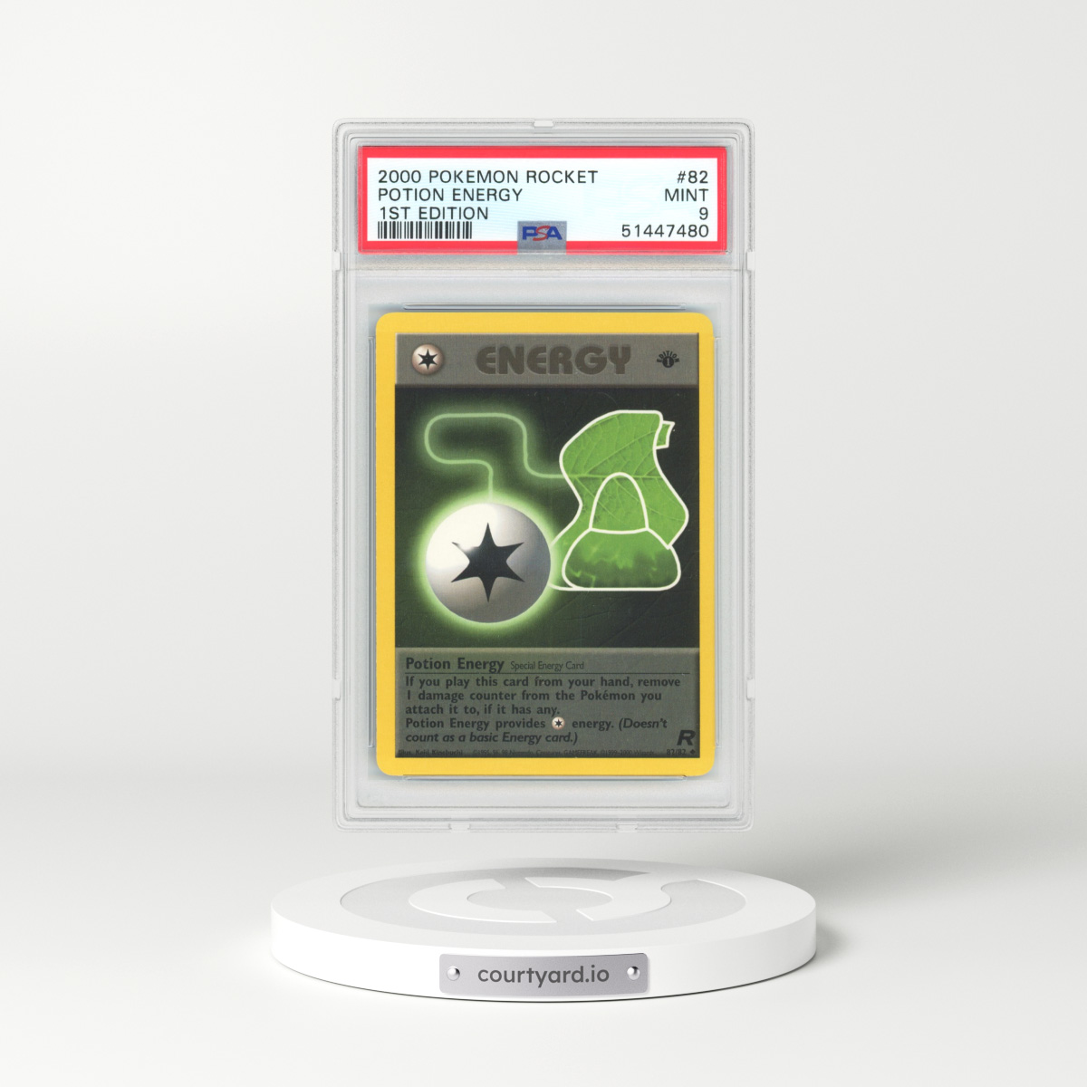 2000 Team Rocket #82 Potion Energy - 1st Edition (PSA 9 MINT)