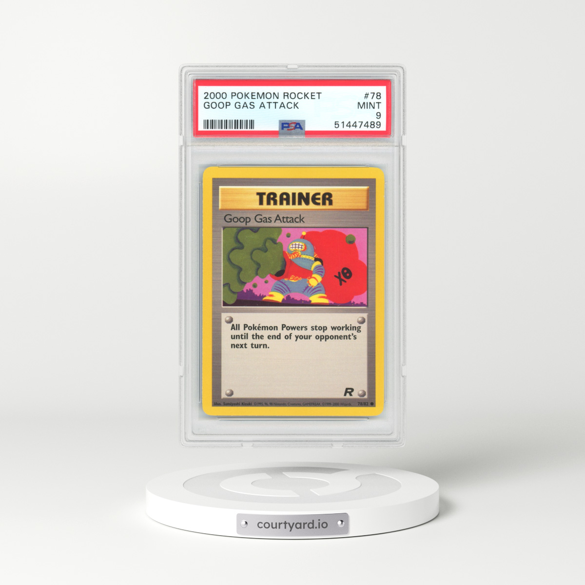 2000 Team Rocket #78 Goop Gas Attack (PSA 9 MINT)