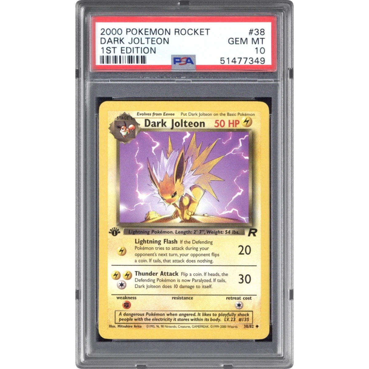 Dark Jolteon card artwork