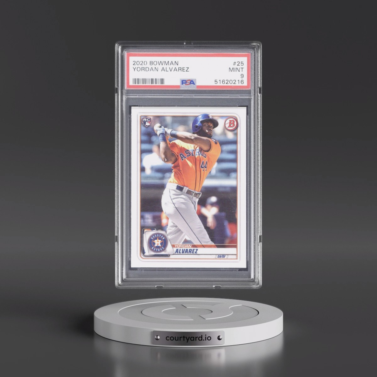 2020 Bowman #25 Yordan Alvarez (PSA 9 MINT)