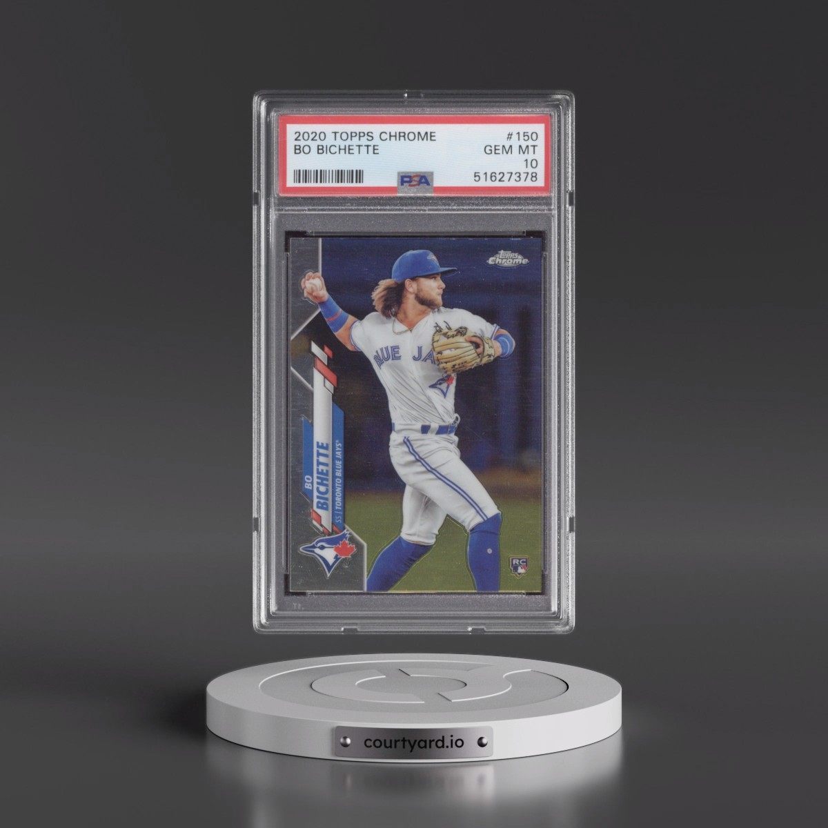 2020 Topps Chrome #150 Bo Bichette (PSA 10 GEM MINT)