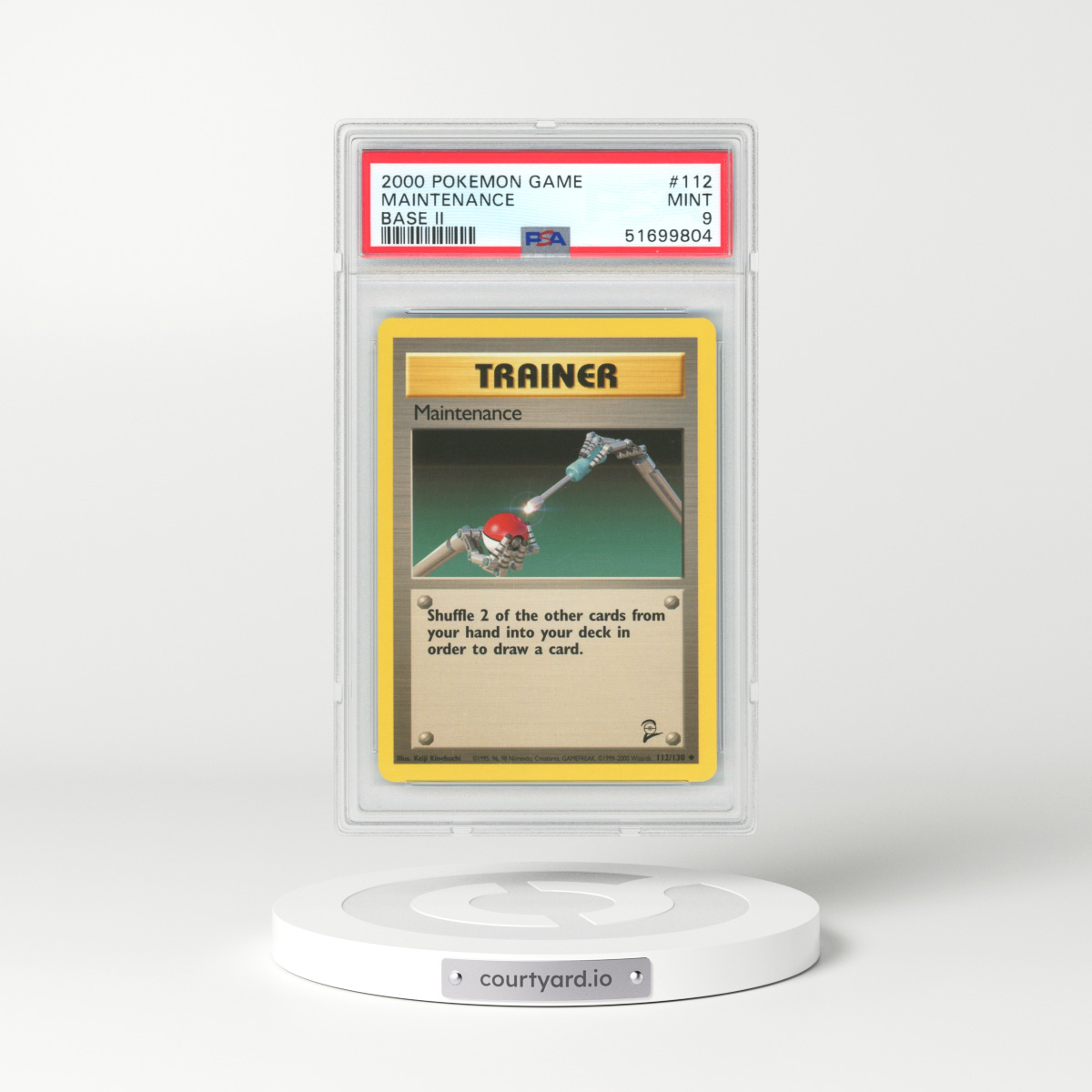 2000 Base Set 2 #112 Maintenance (PSA 9 MINT)