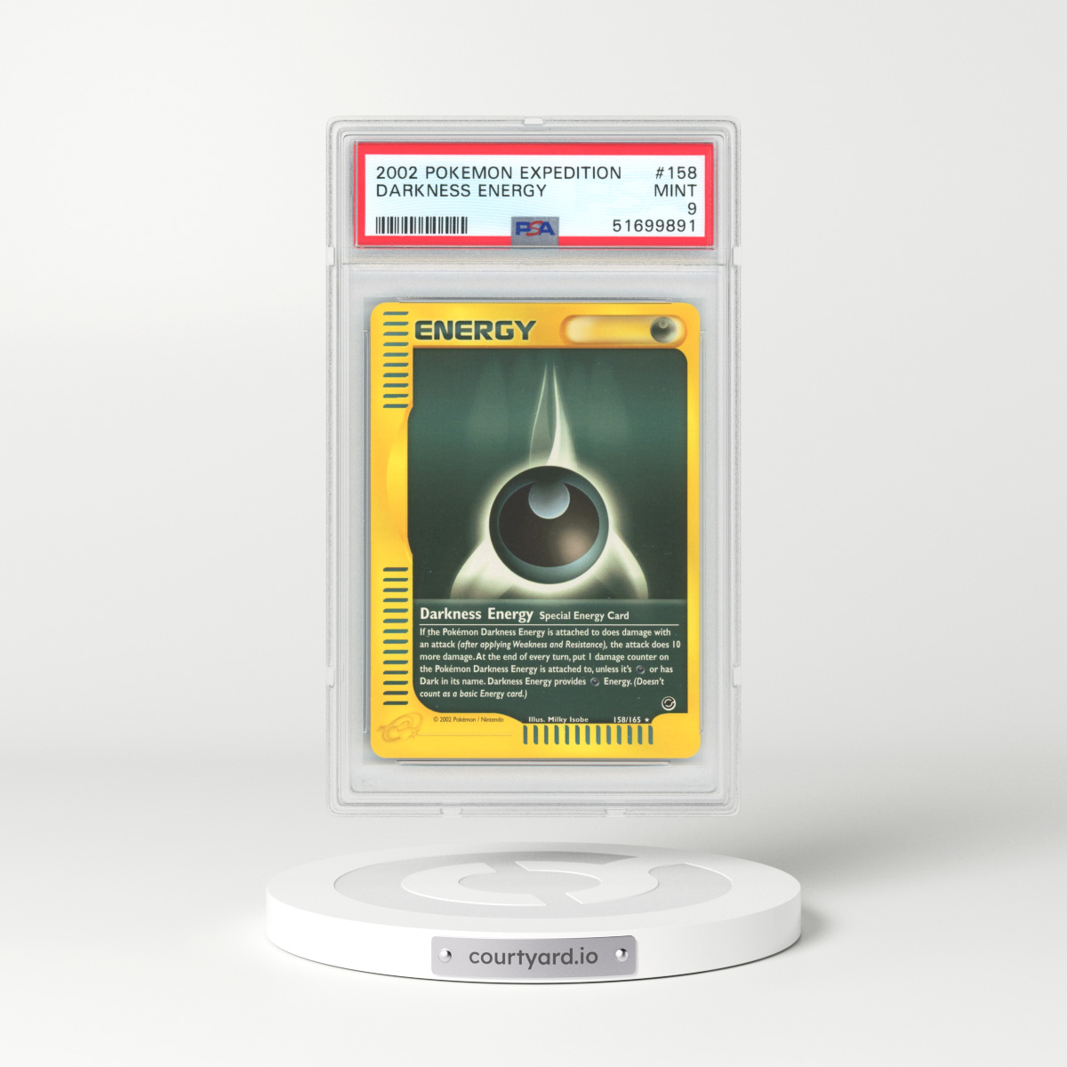 2002 Expedition #158 Darkness Energy (PSA 9 MINT)