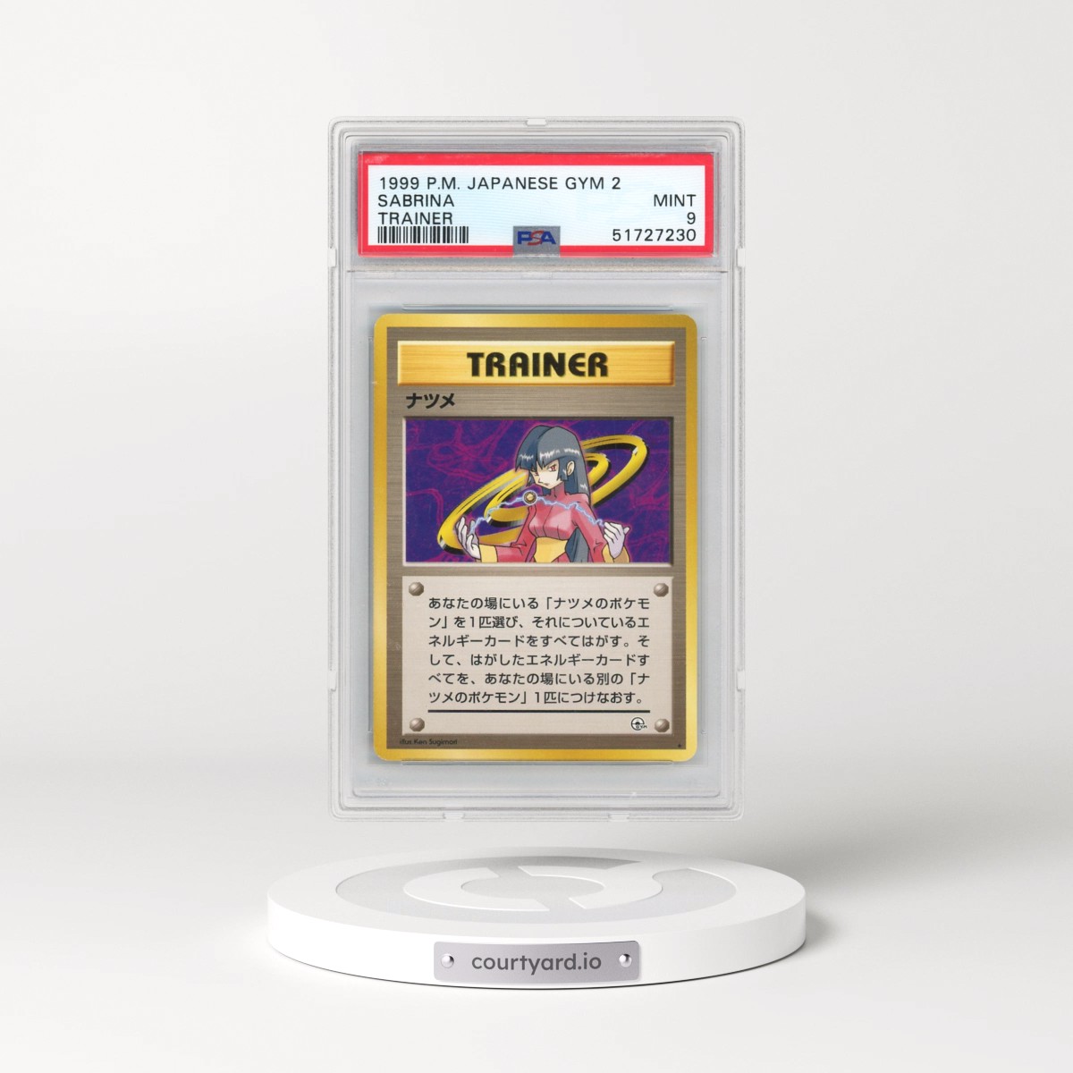 1999 Pokémon Gym 2 Sabrina - Trainer (PSA 9 MINT)
