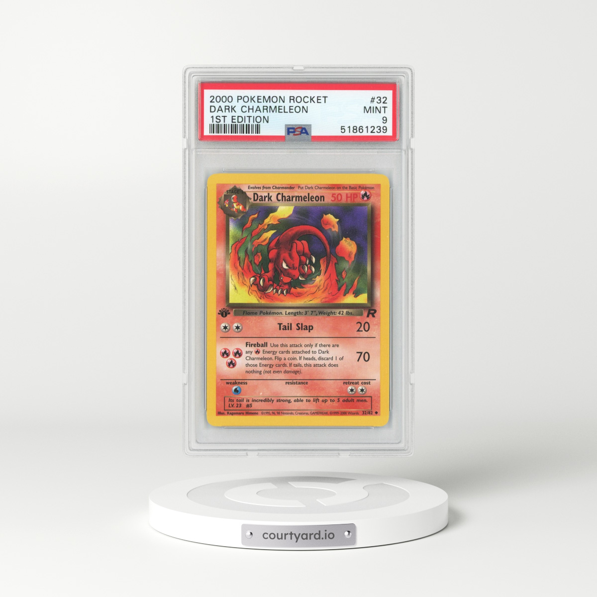2000 Team Rocket #32 Dark Charmeleon - 1st Edition (PSA 9 MINT)