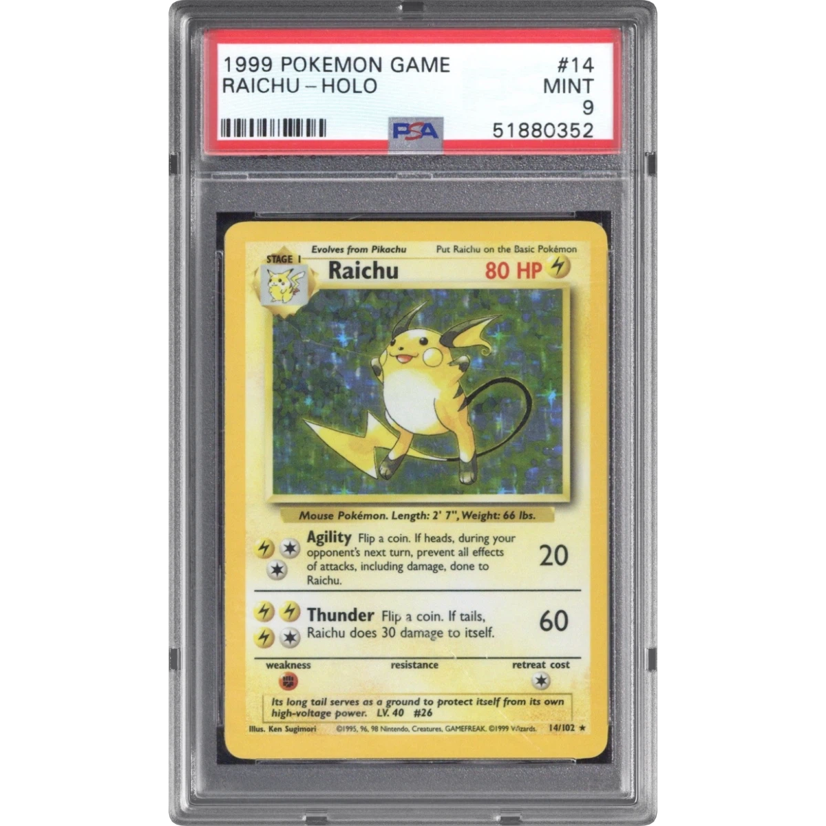 Raichu card artwork