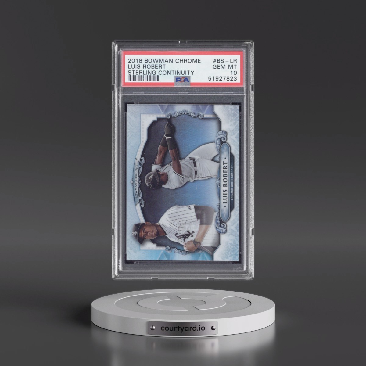 2018 Bowman Chrome Bowman Sterling Continuity #BS-LR Luis Robert (PSA 10 GEM MINT)