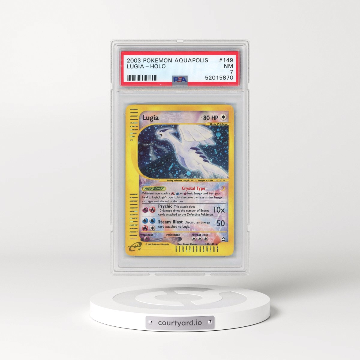 2003 Pokémon Aquapolis #149 Lugia - Holo (PSA 7 NM)