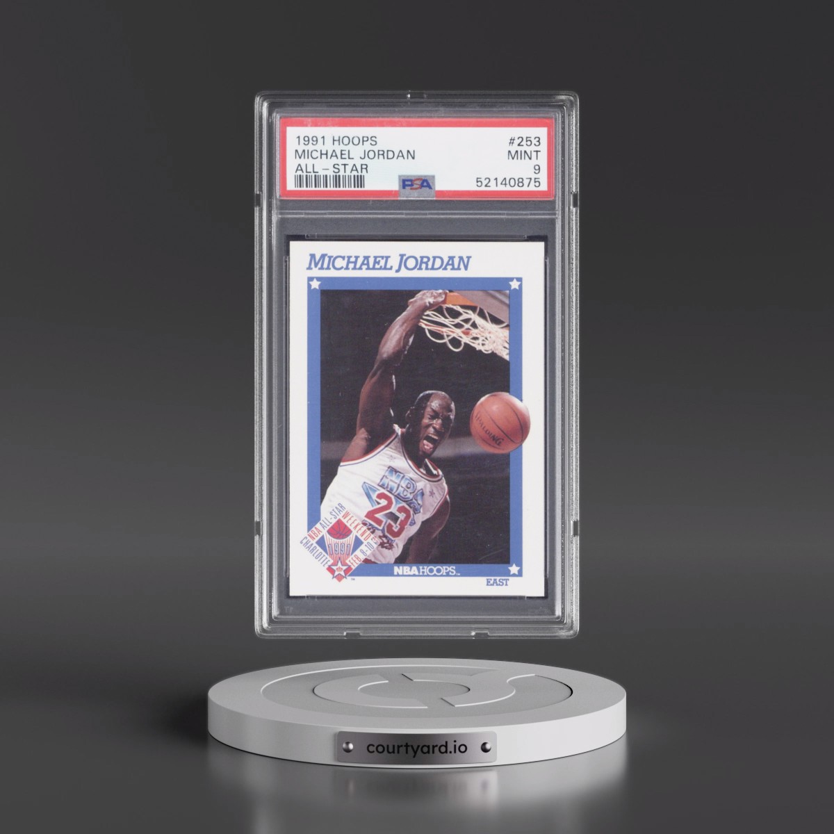 1991 Hoops Michael Jordan - All-Star #253 PSA 9