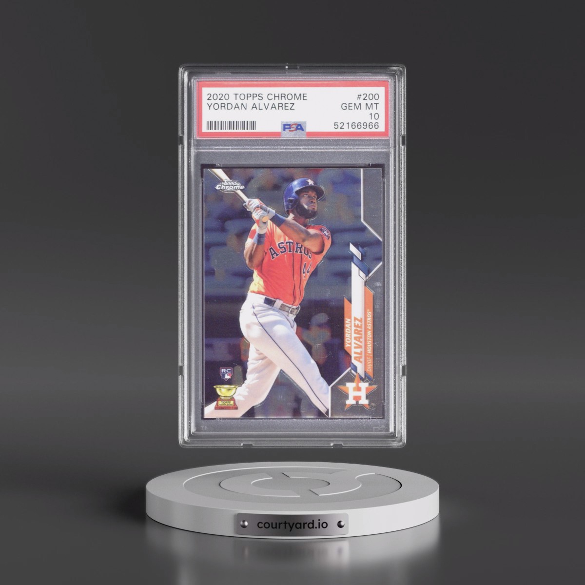 2020 Topps Chrome #200 Yordan Alvarez (PSA 10 GEM MINT)