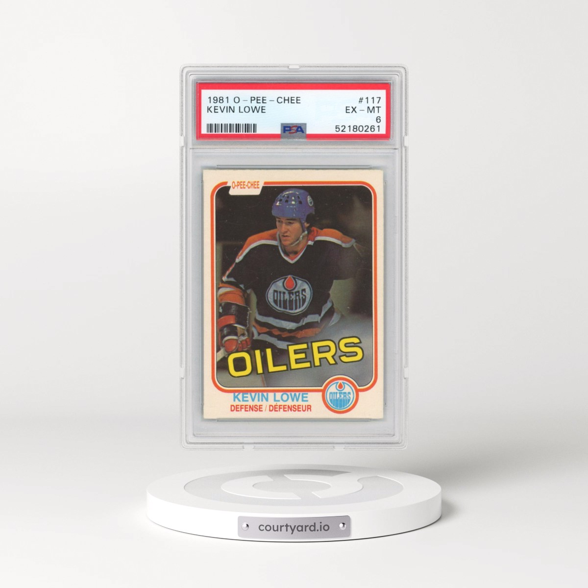 1981 O-Pee-Chee #117 Kevin Lowe (PSA 6 EX-MT)