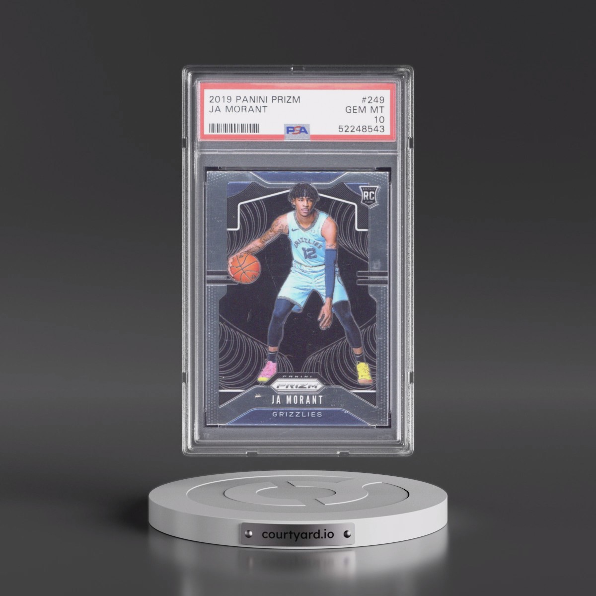 2019 Panini Prizm #249 Ja Morant (PSA 10 GEM MINT)