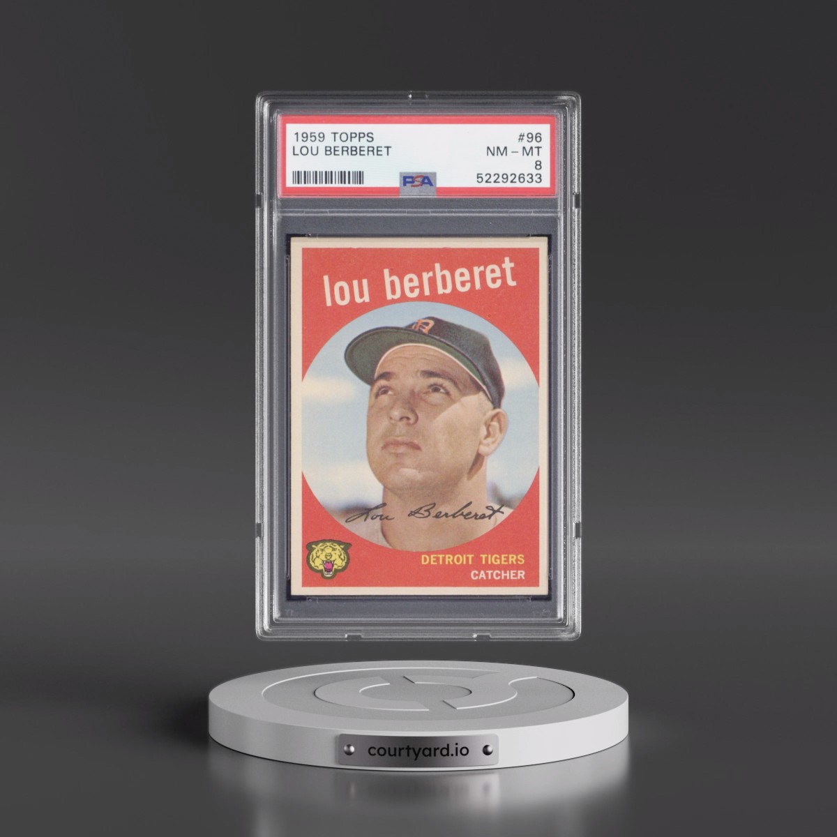 1959 Topps #96 Lou Berberet (PSA 8 NM-MT)