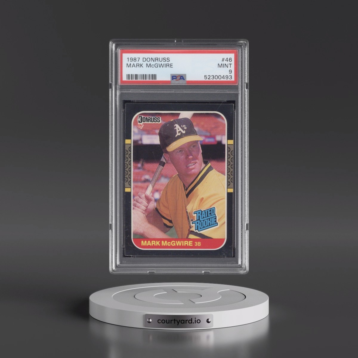 1987 Donruss #46 Mark McGwire (PSA 9 MINT)