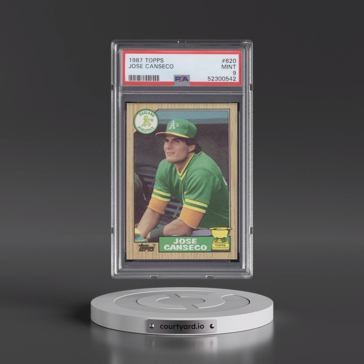 1987 Topps #620 Jose Canseco (PSA 9 MINT)