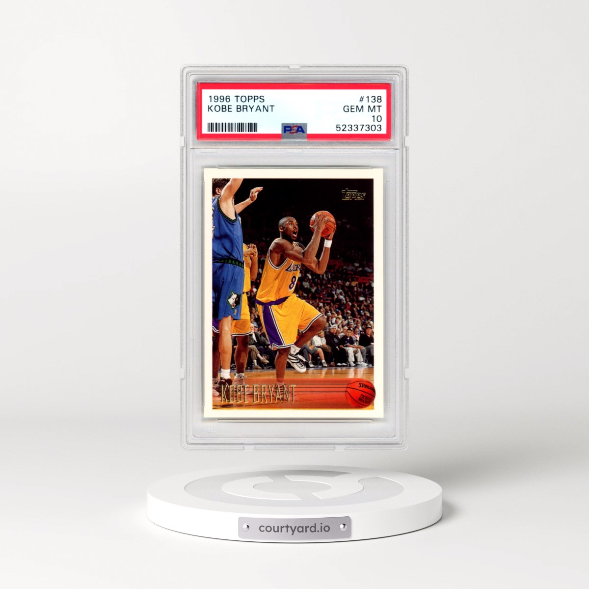 1996 Topps #138 Kobe Bryant (PSA 10 GEM MINT)
