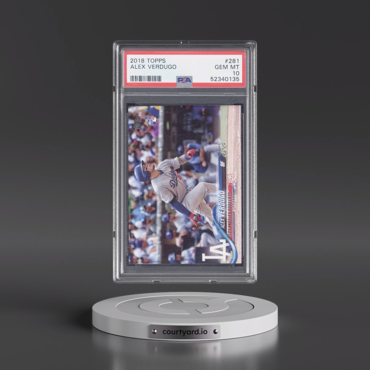 2018 Topps #281 Alex Verdugo (PSA 10 GEM MINT)