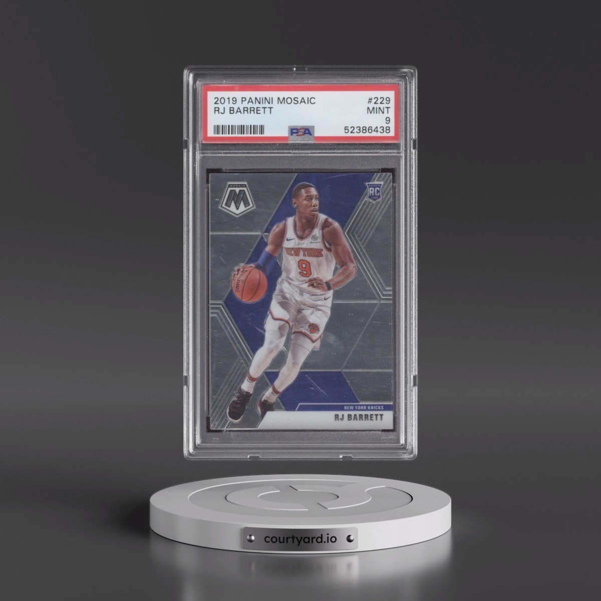2019 Panini Mosaic #229 RJ Barrett (PSA 9 MINT)
