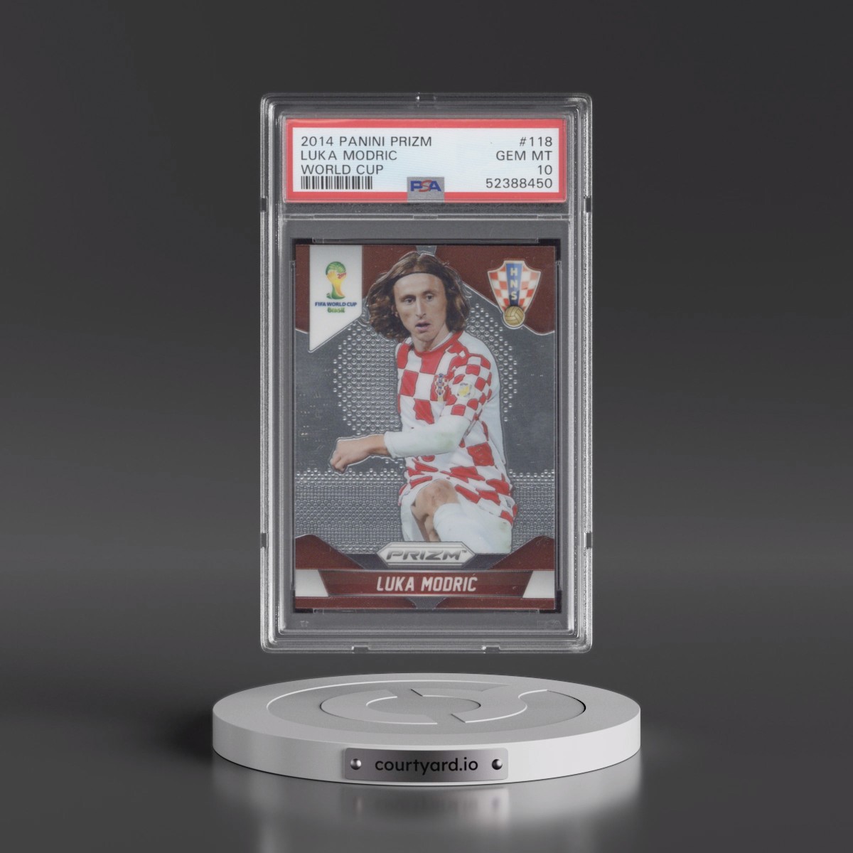 2014 Panini Prizm World Cup #118 Luka Modric (PSA 10 GEM MINT)