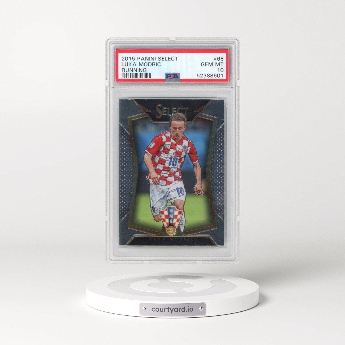 2015 Panini Select #68 Luka Modric - Running (PSA 10 GEM MINT)