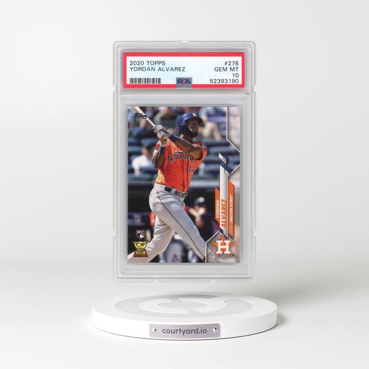 2020 Topps #276 Yordan Alvarez (PSA 10 GEM MINT)