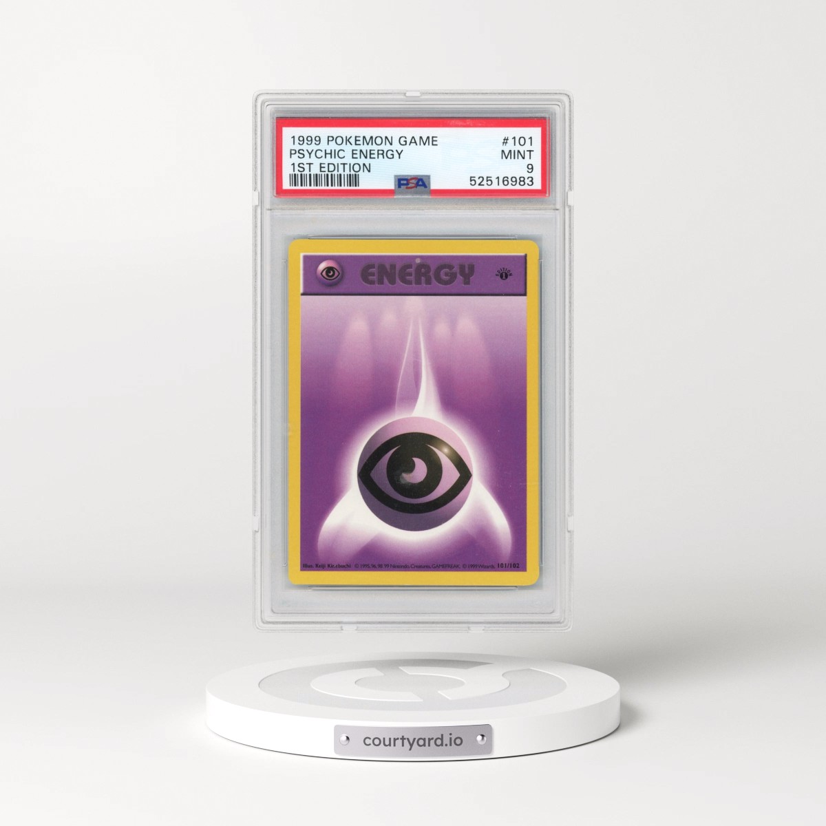 1999 Pokémon Game #101 Psychic Energy - 1st Edition (PSA 9 MINT)