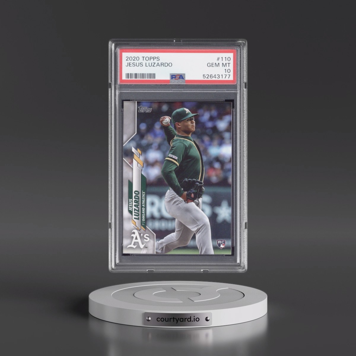 2020 Topps #110 Jesus Luzardo (PSA 10 GEM MINT)