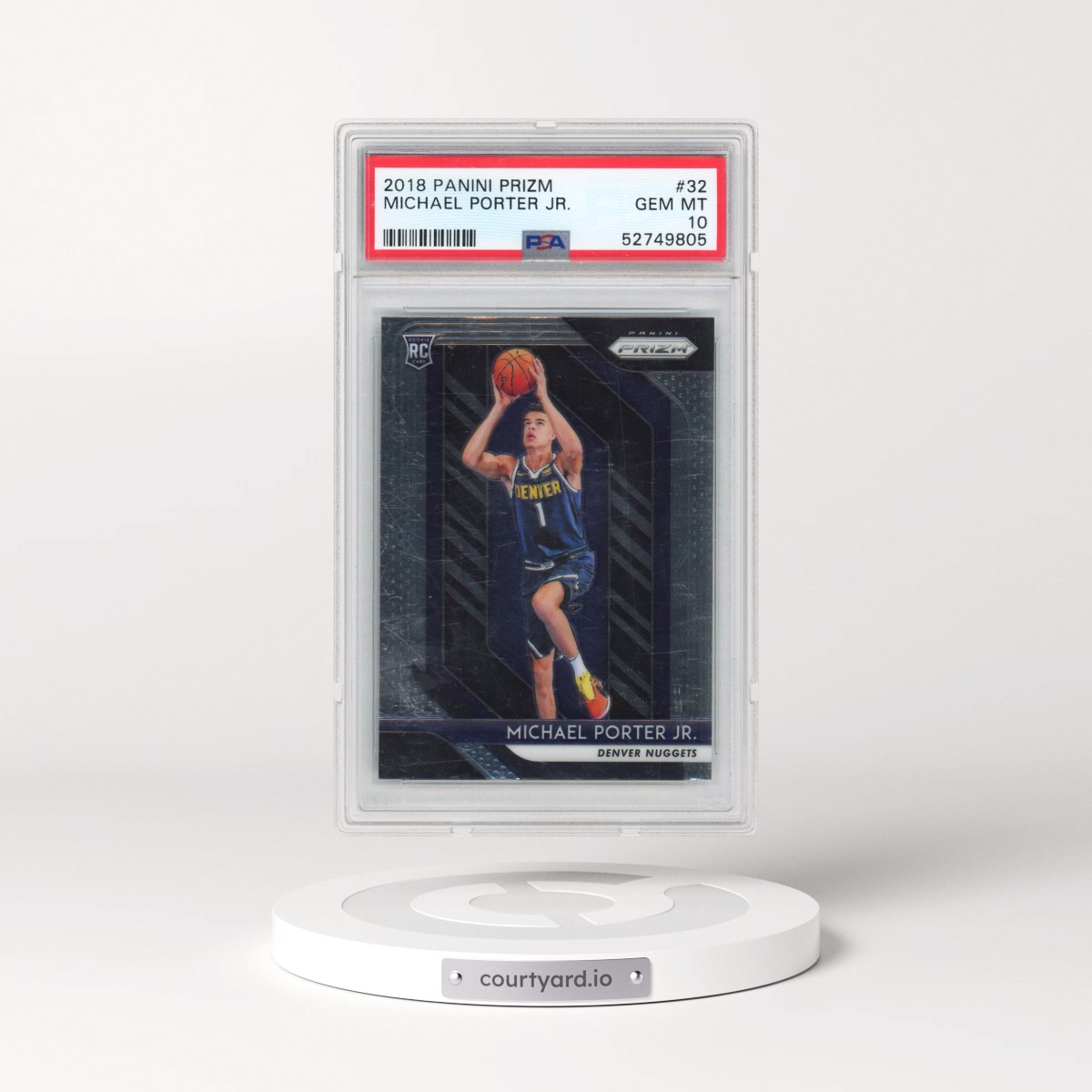 2018 Panini Prizm #32 Michael Porter Jr. (PSA 10 GEM MINT)