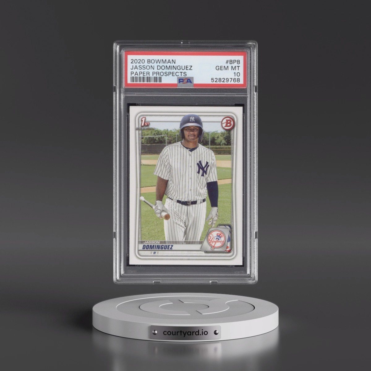 2020 Bowman Paper Prospects #BP8 Jasson Dominguez (PSA 10 GEM MINT)